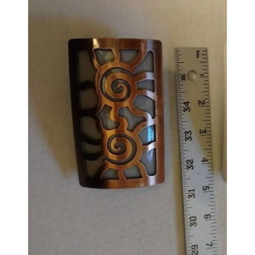 Copper Art Deco Night Light Cover-LIKE NEW